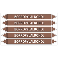 Značení potrubí, izopropylalkohol